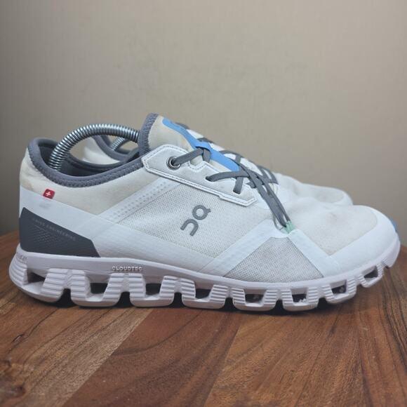 On Cloud X3 AD Undyed White Niagara Mens White Size 10 Running Shoes 3MD30321393 - Picture 1 of 12